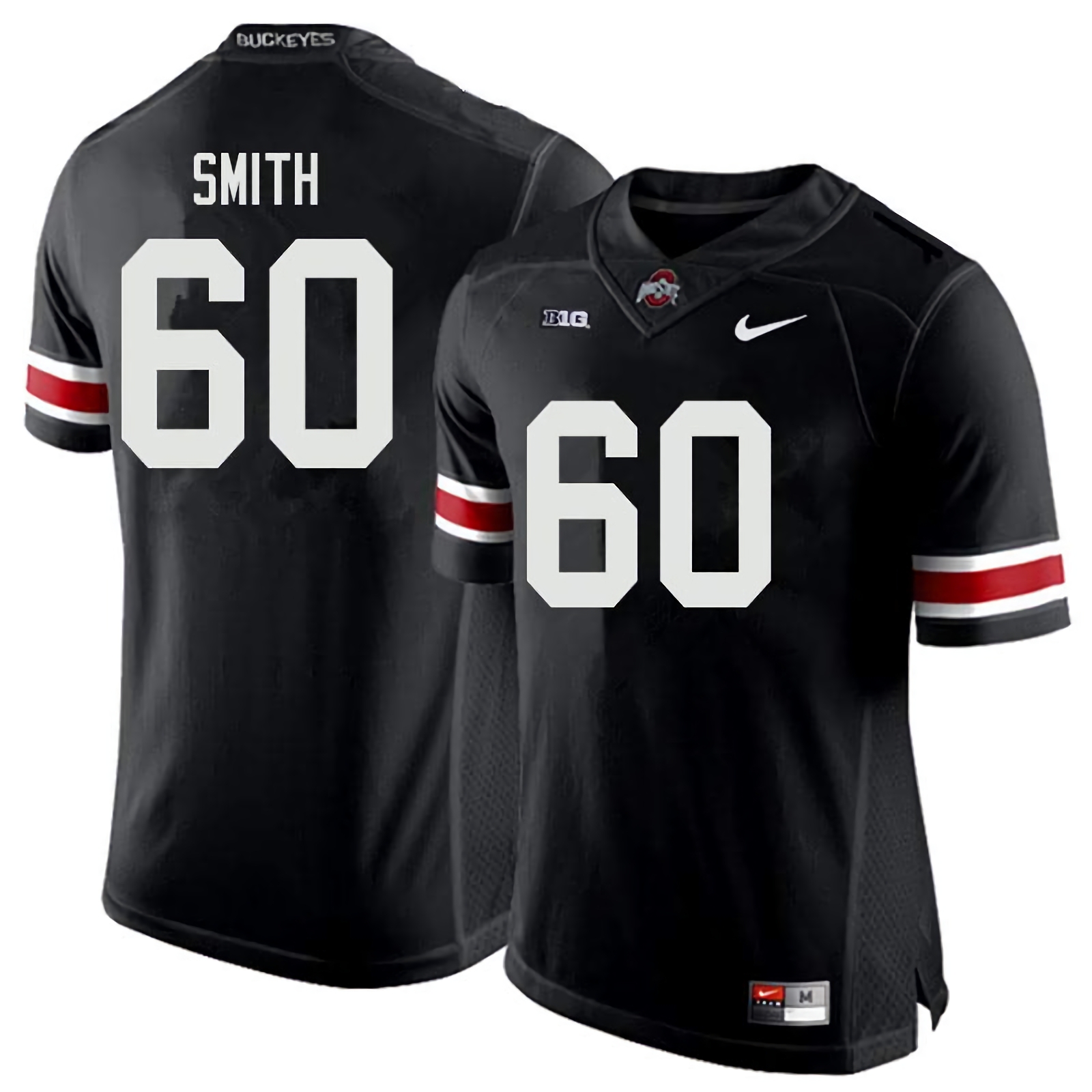 Ryan Smith Ohio State Buckeyes Men's NCAA #60 Nike Black College Stitched Football Jersey LEJ2856EW